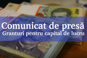 Comunicat de presa - Granturi capital de lucru